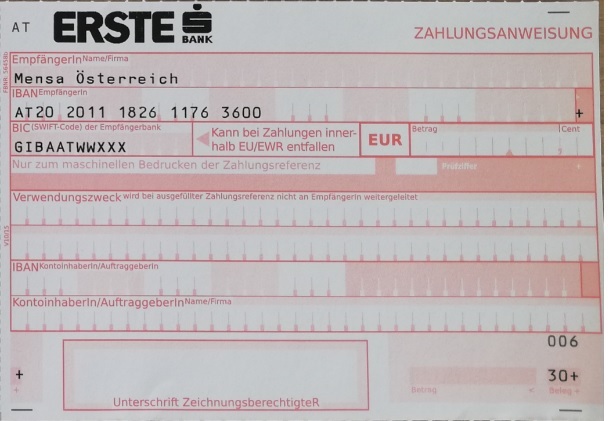 Zahlschein