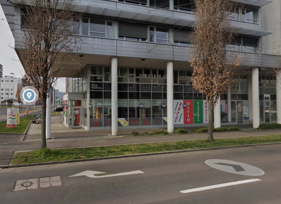 Restaurant Pizza David von Google Streetview aus gesehen